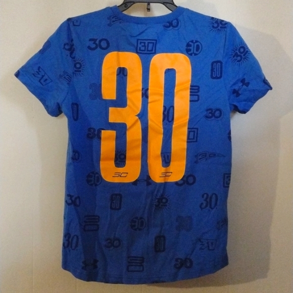 Youth Med UA Under Armour SC30 Steph Curry HeatGear tee shirt - Picture 2 of 4
